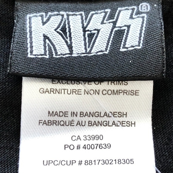 Kiss T Shirt, 80s, Band, Graphic Tee, Size, XL, Black, NWT - Picture 8 of 8